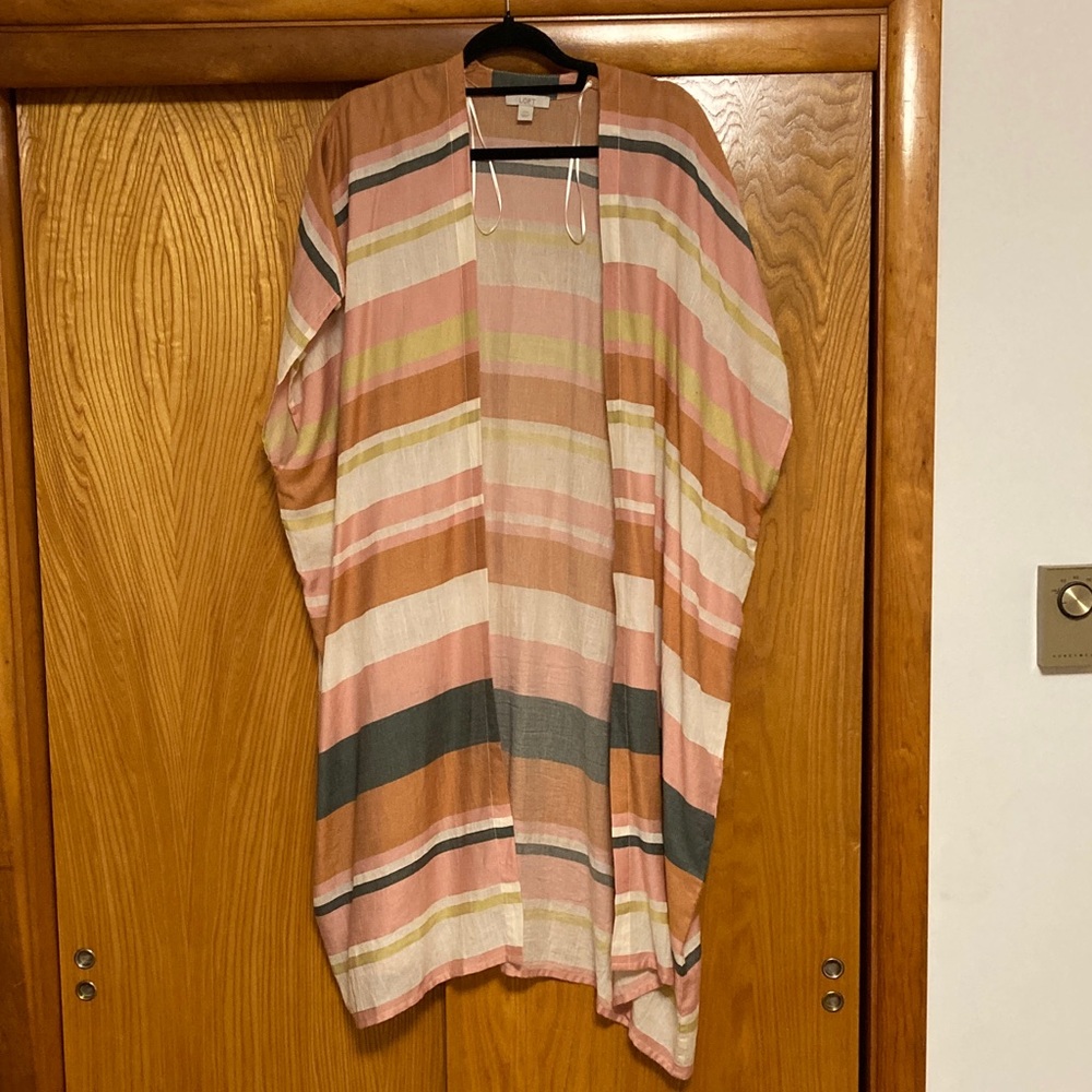 LOFT Colorful Striped kimono